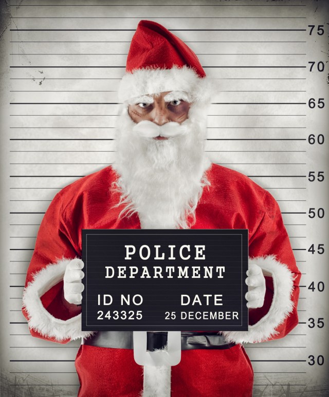 Santa Claus Mugshot